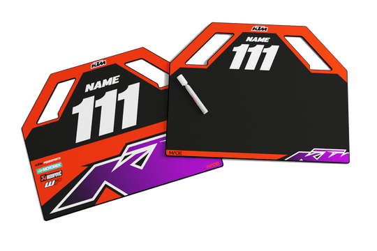 KTM TURBO ORANGE PITBOARD - Madestickers