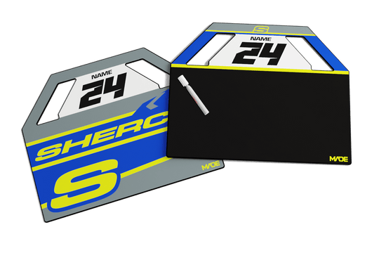 SHERCO CLEAN BLUE PITBOARD - Madestickers