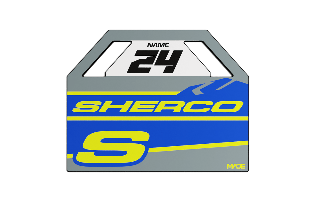 SHERCO CLEAN BLUE PITBOARD - Madestickers