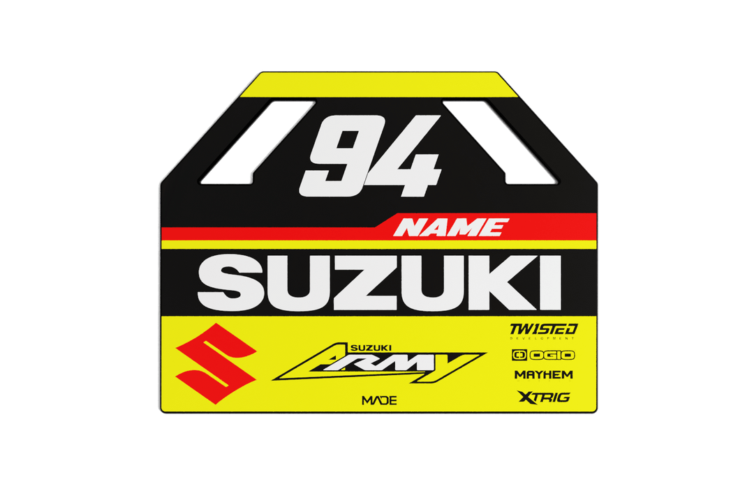 SUZUKI DESCEND RED PITBOARD - Madestickers