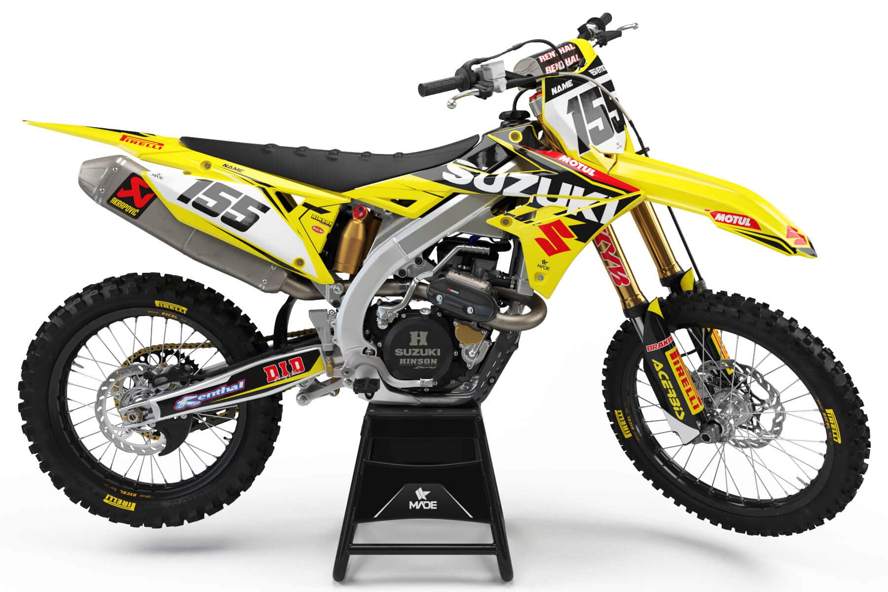 SUZUKI RACING GRAPHICS KIT - Madestickers