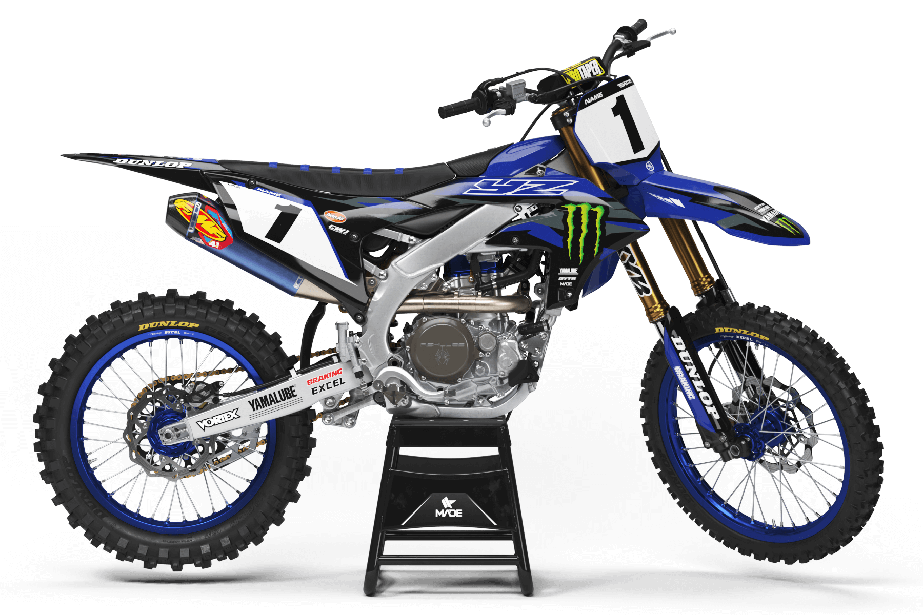 YAMAHA FACTORY V2 GRAPHICS KIT - Madestickers