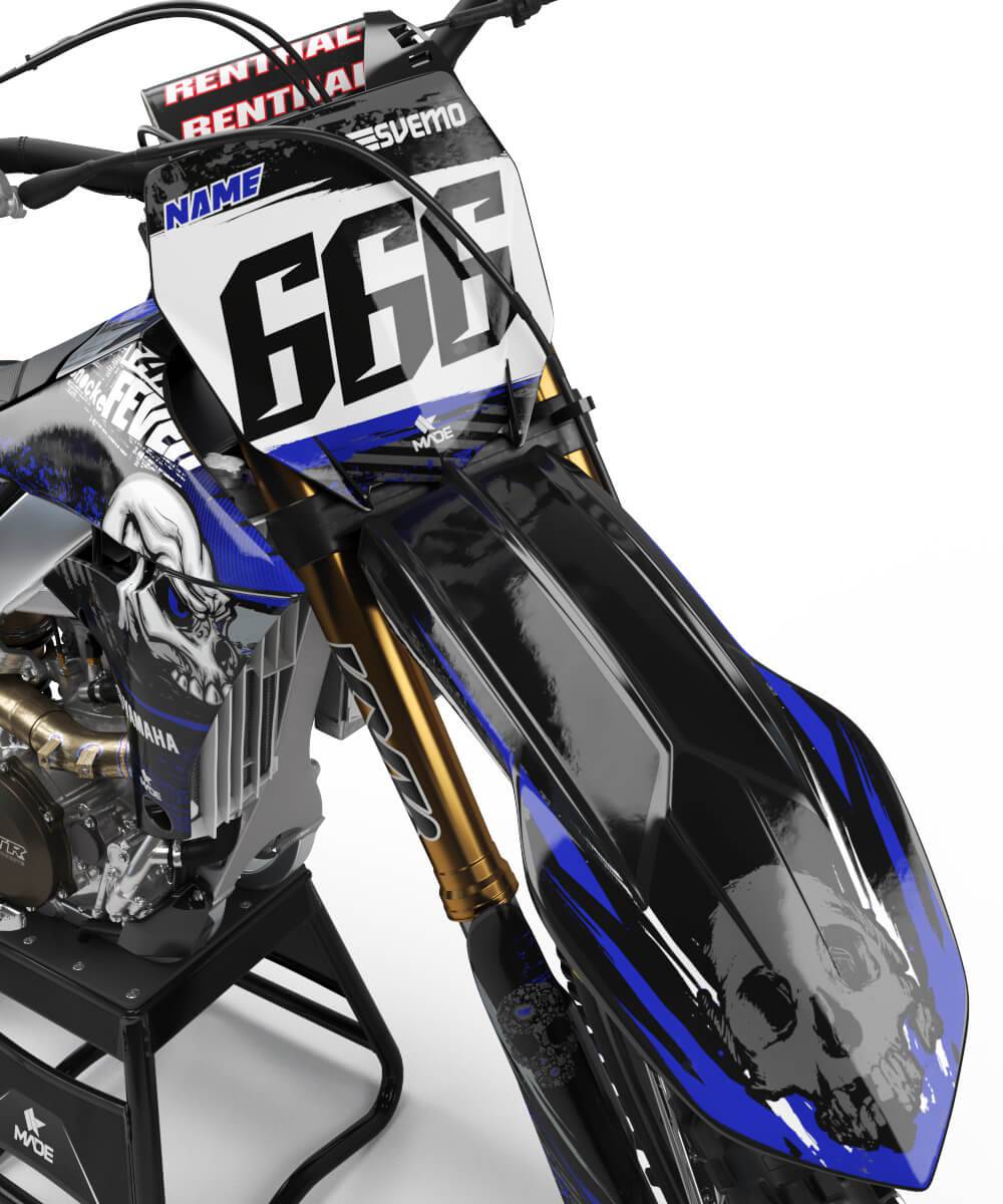 YAMAHA SKULL GRAPHICS KIT - Madestickers