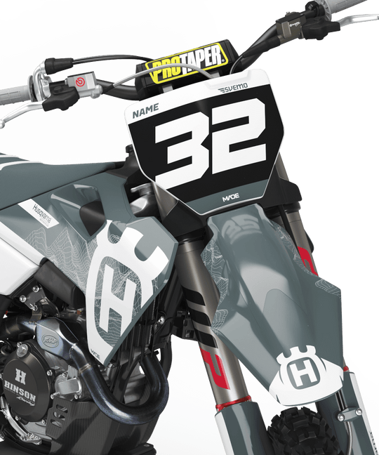 HUSQVARNA EXPLORER GRAPHICS KIT - Madestickers Gray#color_gray