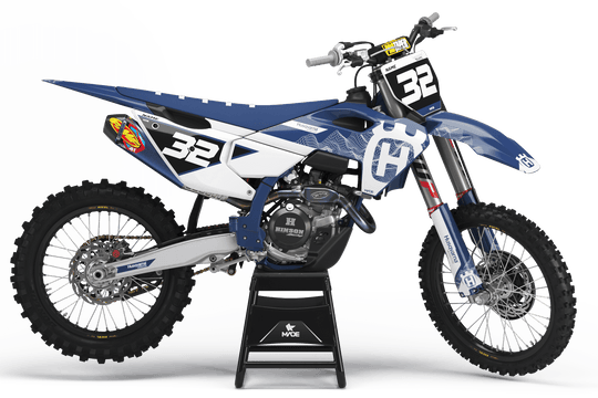 HUSQVARNA EXPLORER GRAPHICS KIT - Madestickers Blue#color_blue