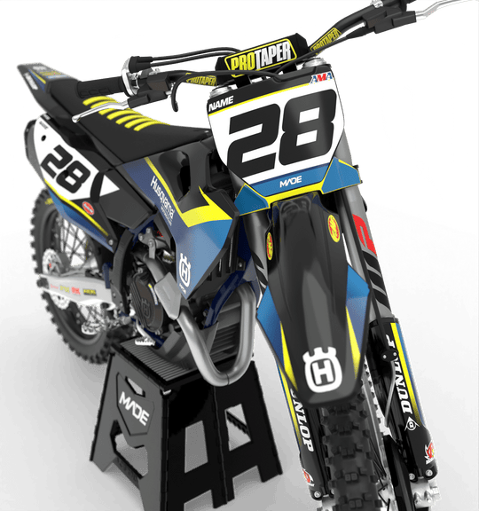 HUSQVARNA ZION GRAPHICS KIT - Madestickers Black#color_black