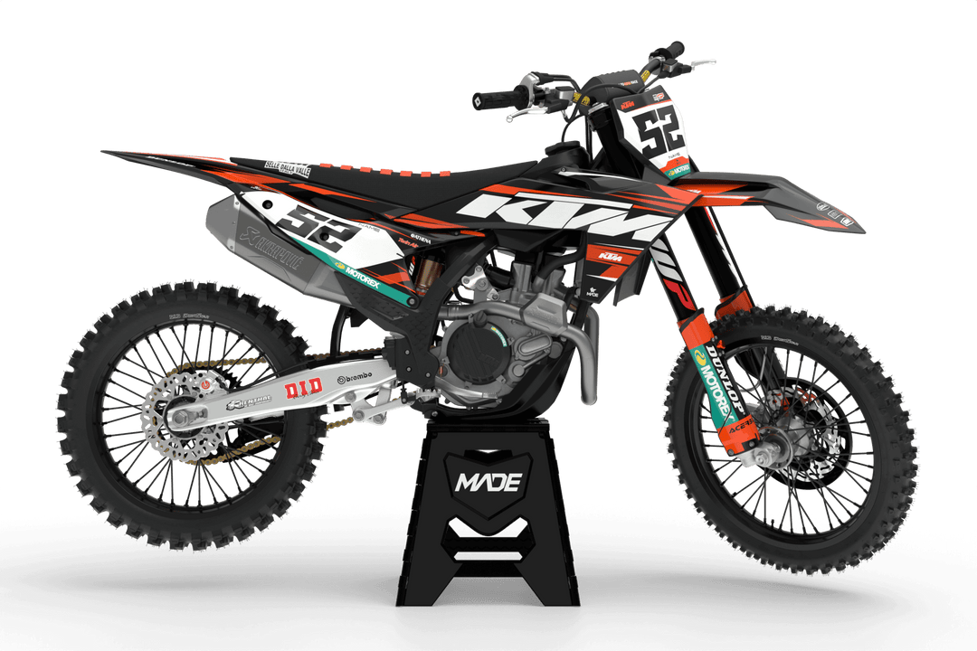 KTM BREEZE GRAPHICS KIT - Madestickers Orange#color_orange