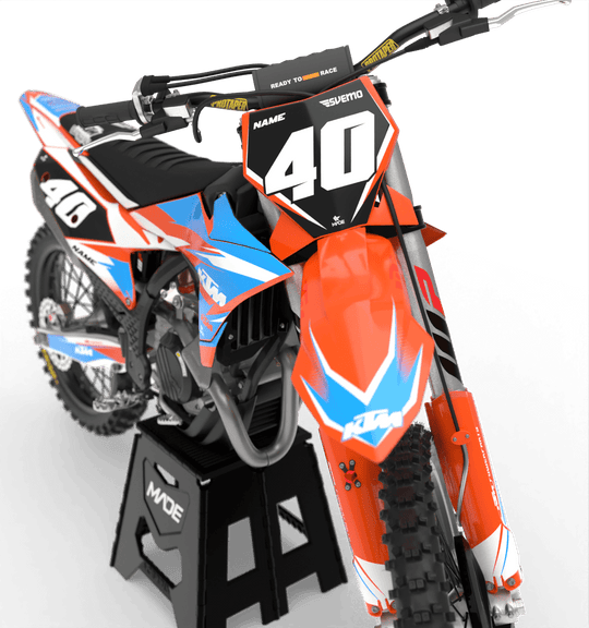 KTM POWER GRAPHICS KIT - Madestickers Blue#color_blue