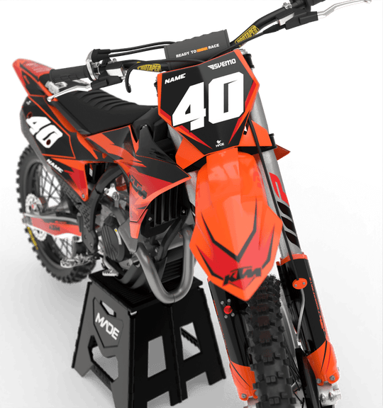 KTM POWER GRAPHICS KIT - Madestickers Maroon#color_maroon