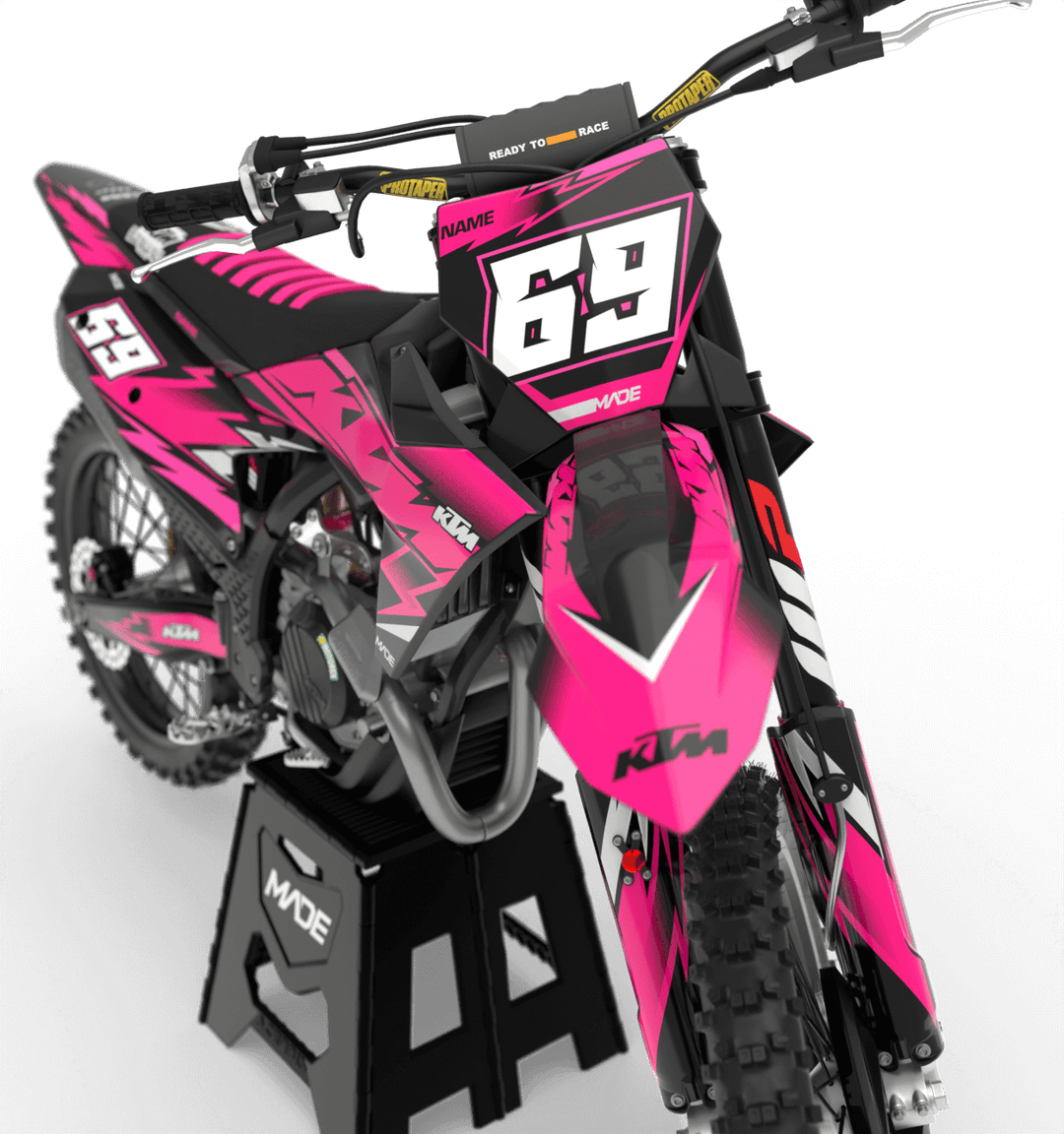 KTM-graphic kit - Madestickers 
Pink#color_pink