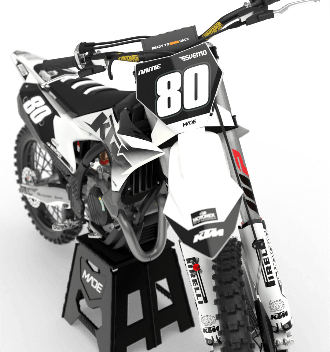 KTM-graphic kit - Madestickers 
White#color_white