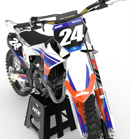 KTM PRO GRAPHICS KIT - Madestickers White#color_white