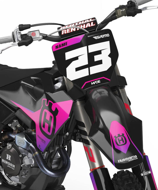 HUSQVARNA TROOPER GRAPHICS KIT - Madestickers Pink#color_pink