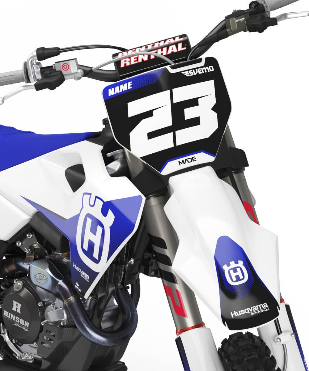 HUSQVARNA TROOPER GRAPHICS KIT - Madestickers White#color_white