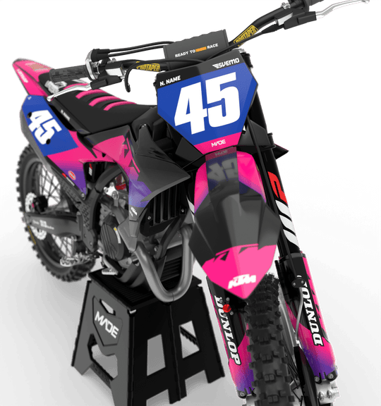 KTM LIGHT GRAPHICS KIT - Madestickers Pink#color_pink