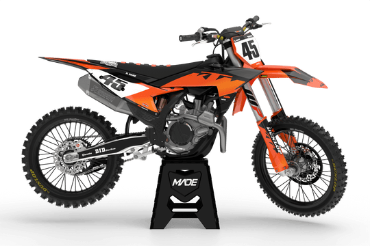 KTM LIGHT GRAPHICS KIT - Madestickers Orange#color_orange