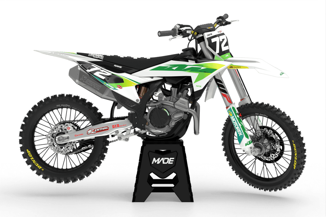 KTM-graphic kit - Madestickers 
WhiteGreen#color_whitegreen