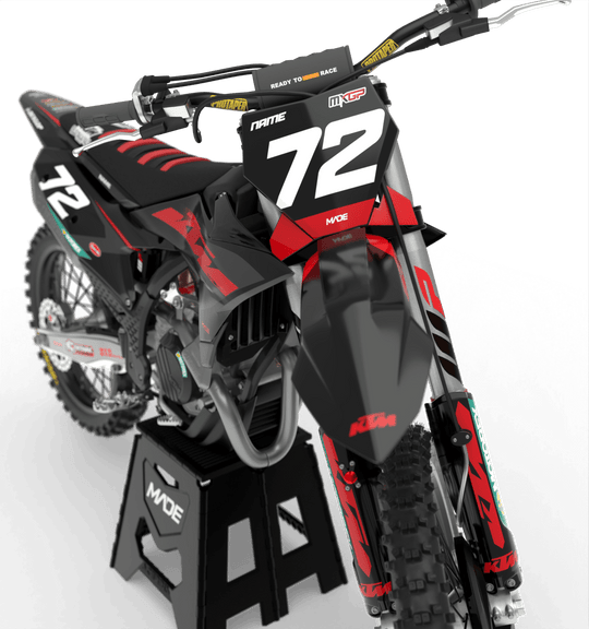 KTM-graphic kit - Madestickers 
BlackRed#color_blackred