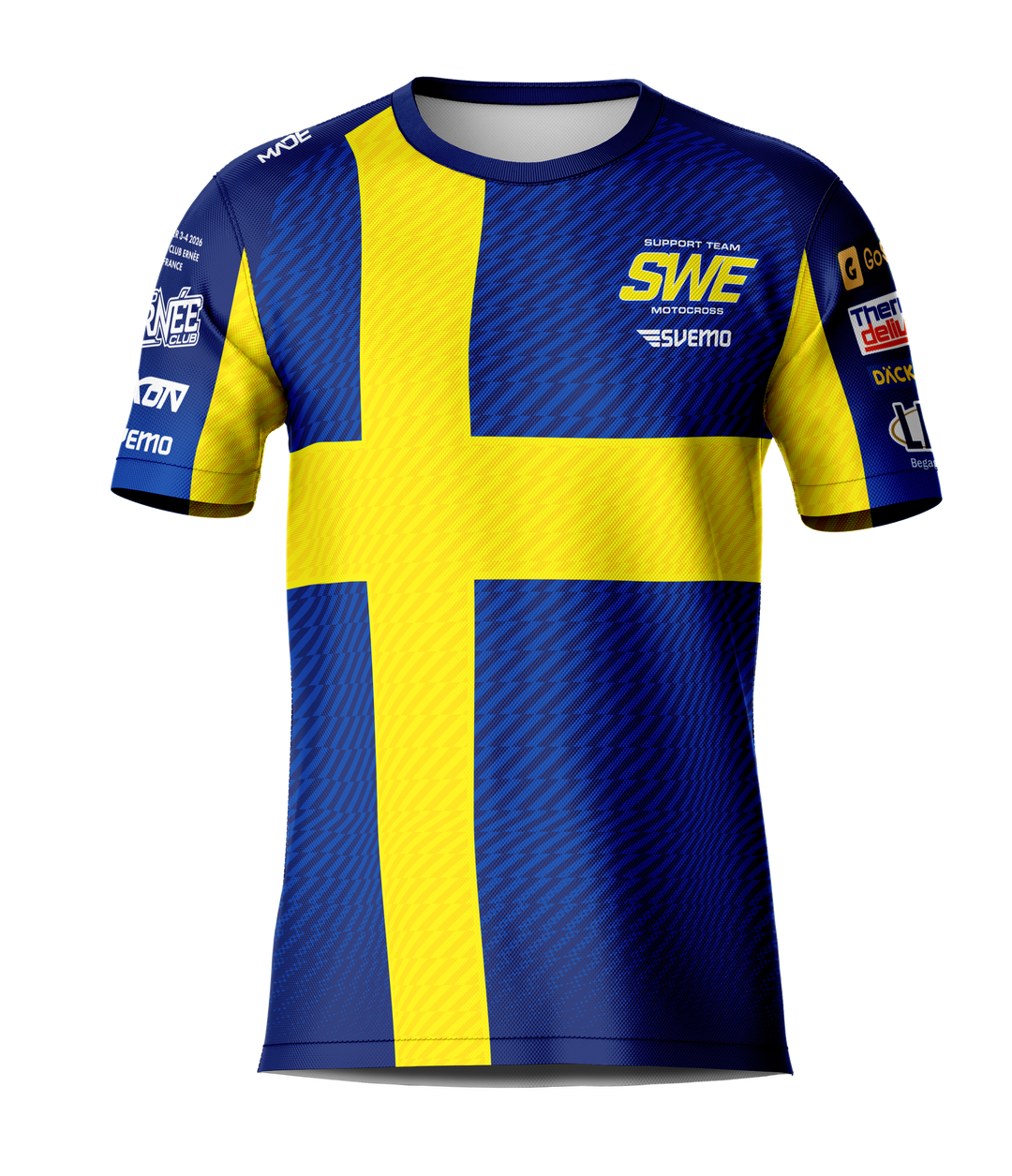 OFFICIELLA Team Sweden MXoN 2026 Support T-shirt OBS FÖRBESTÄLLNING