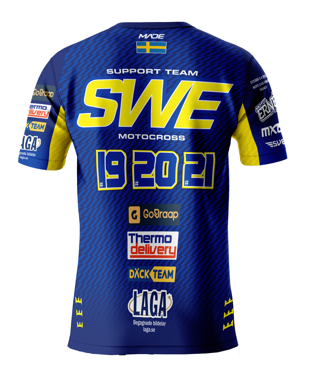 OFFICIELLA Team Sweden MXoN 2026 Support T-shirt OBS FÖRBESTÄLLNING