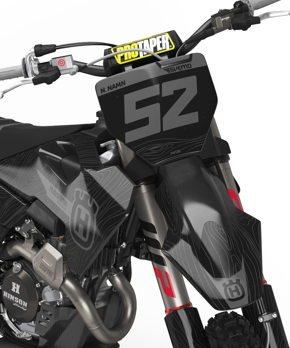 HUSQVARNA NORDIC GRAPHICS KIT - Madestickers Black#color_black