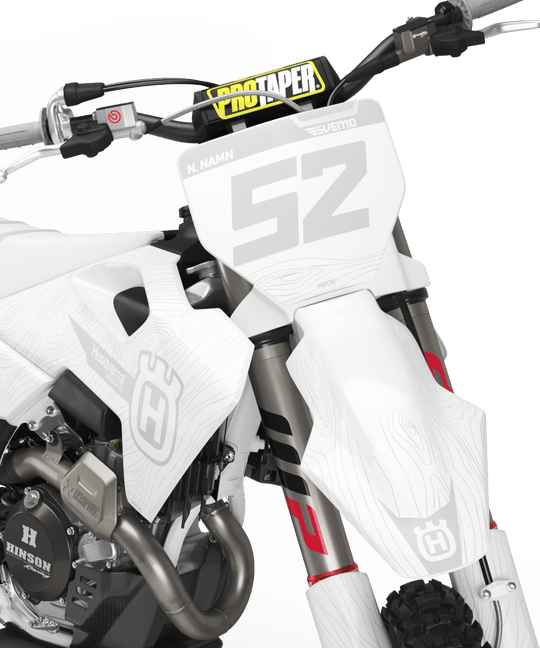 HUSQVARNA NORDIC GRAPHICS KIT - Madestickers White#color_white