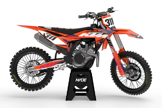 KTM DUKE GRAPHICS KIT - Madestickers Orange#color_orange