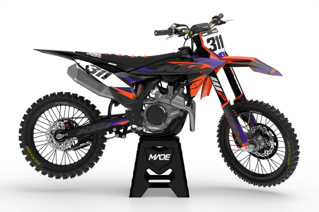 KTM DUKE GRAPHICS KIT - Madestickers Purple#color_purple