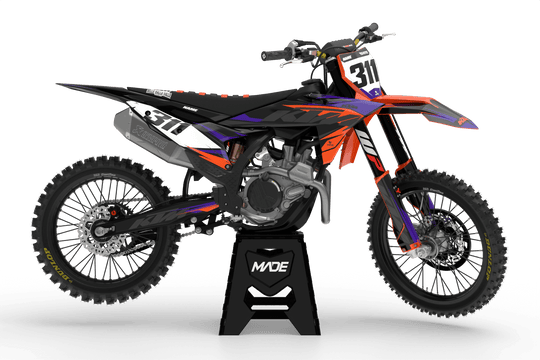 KTM DUKE GRAPHICS KIT - Madestickers Purple#color_purple