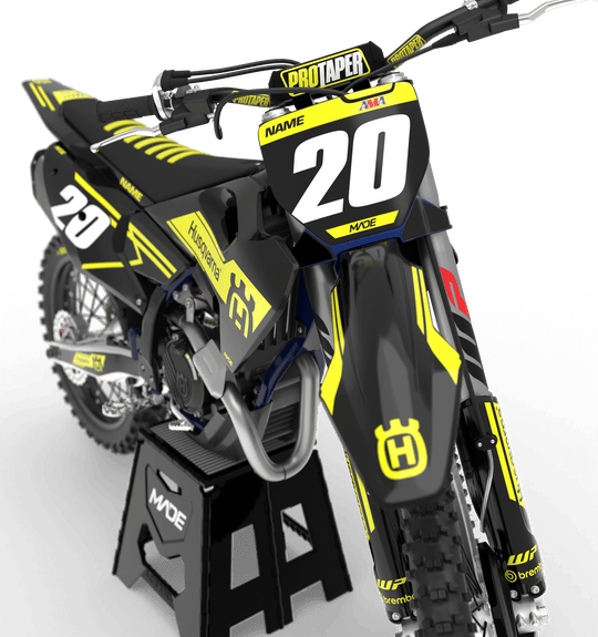 HUSQVARNA SWISS GRAPHICS KIT - Madestickers Yellow#color_yellow