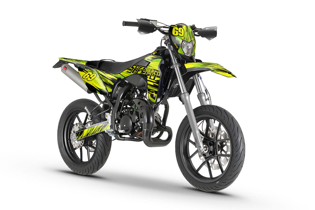 SHERCO BRUSHED GRAPHICS KIT - Madestickers