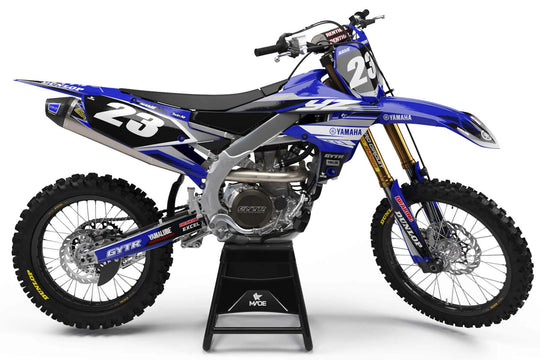 YAMAHA STRONG GRAPHICS KIT - Madestickers Blue#color_blue